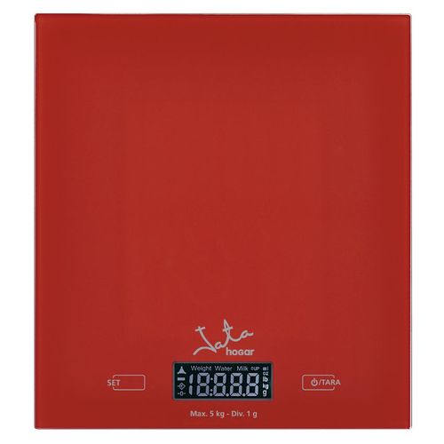 BALANZA RECTANGULAR 5KG ROJA JATA