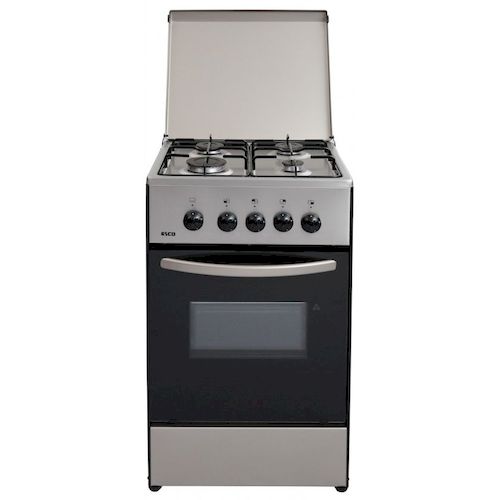 COCINA GAS 50*50CM 4F INOX KYMPO