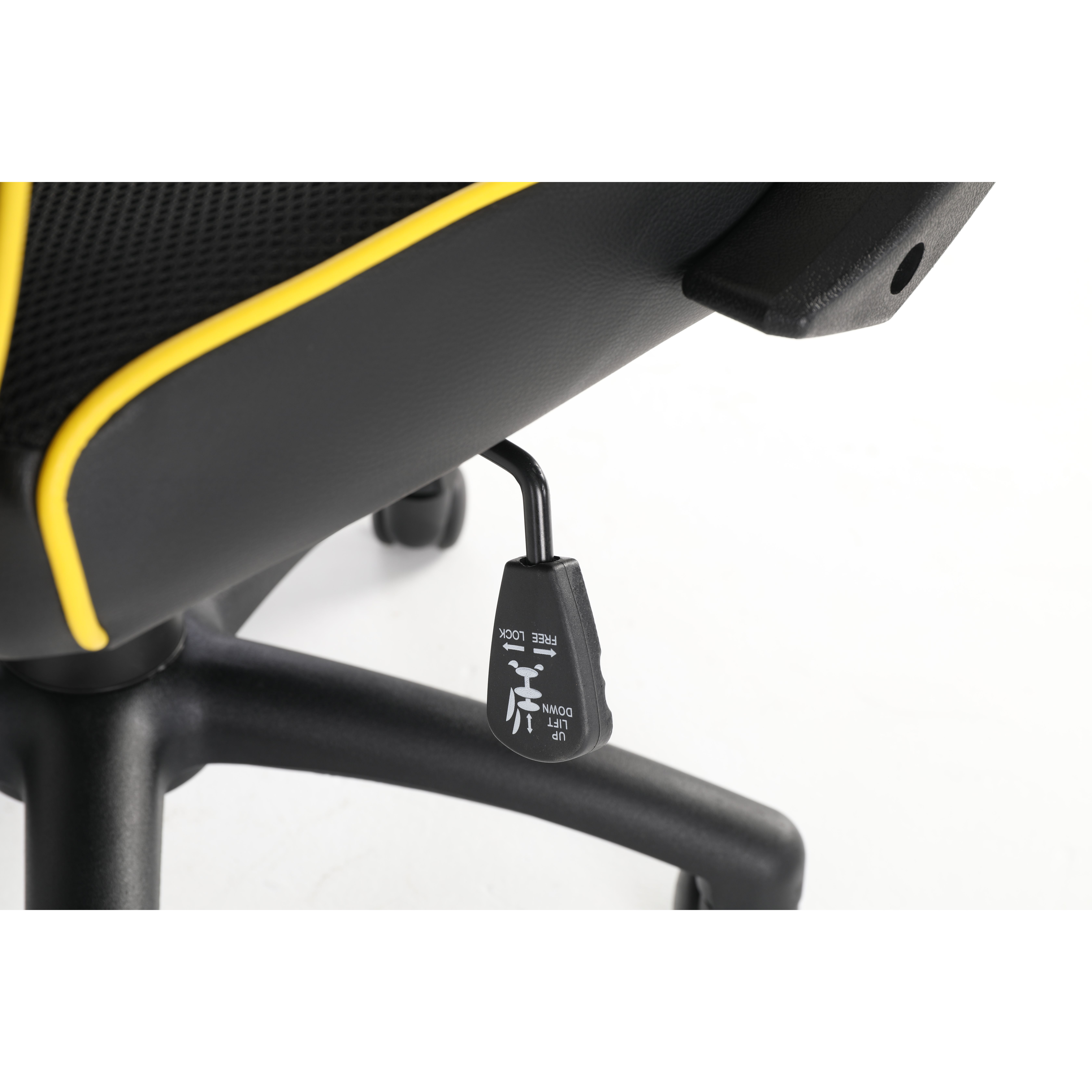 SILLA GAMER BORDE LÍNEA AMARILLA SAKKYO — vista 10