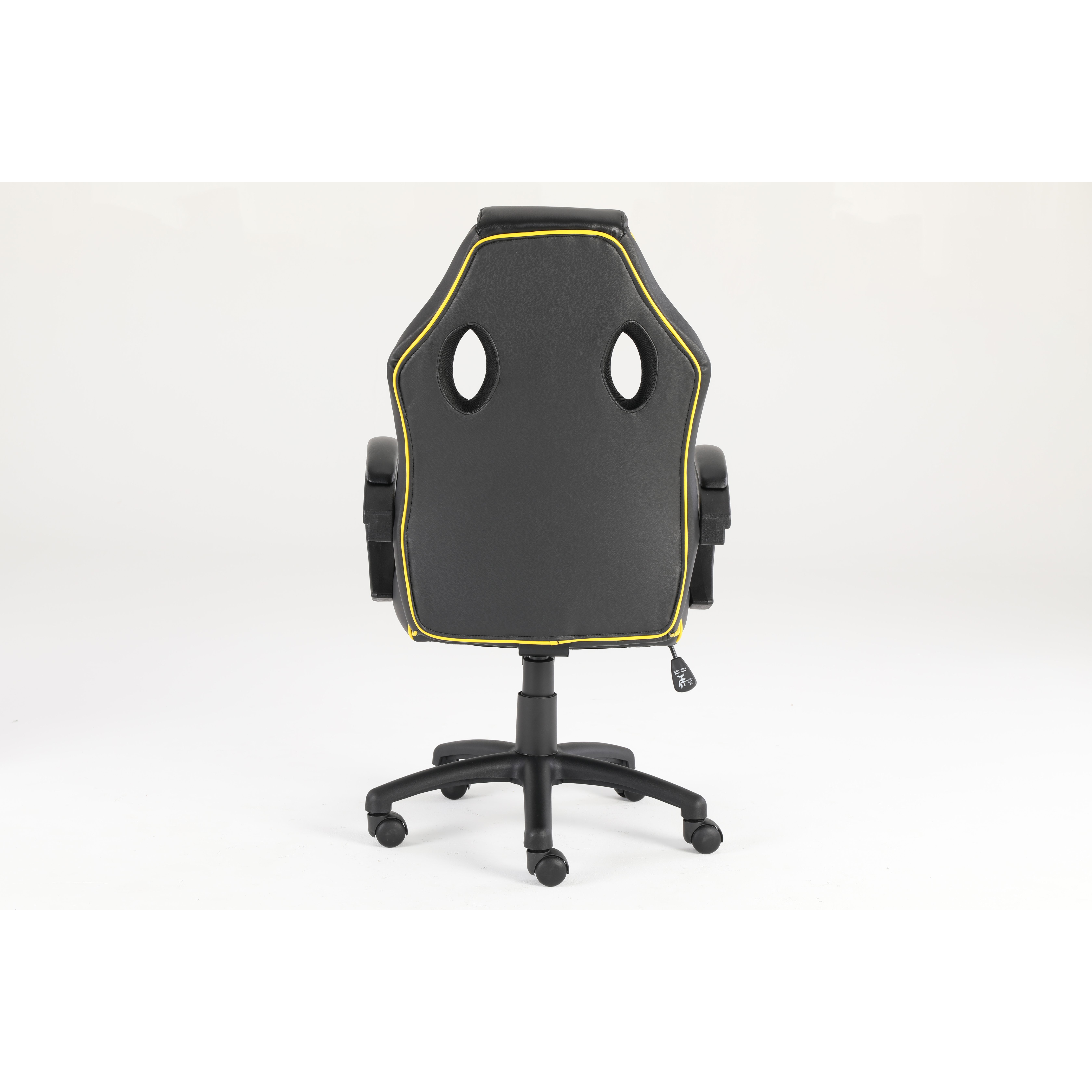 SILLA GAMER BORDE LÍNEA AMARILLA SAKKYO — vista 5