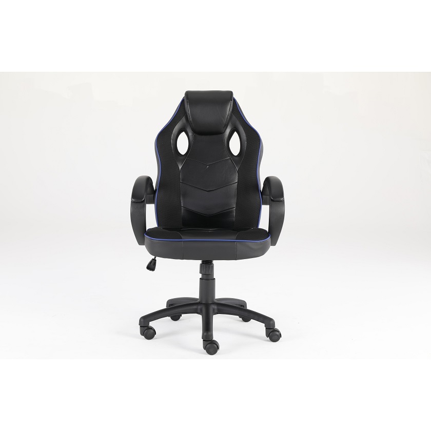 SILLA GAMER BORDE LÍNEA AZUL SAKKYO — vista 2
