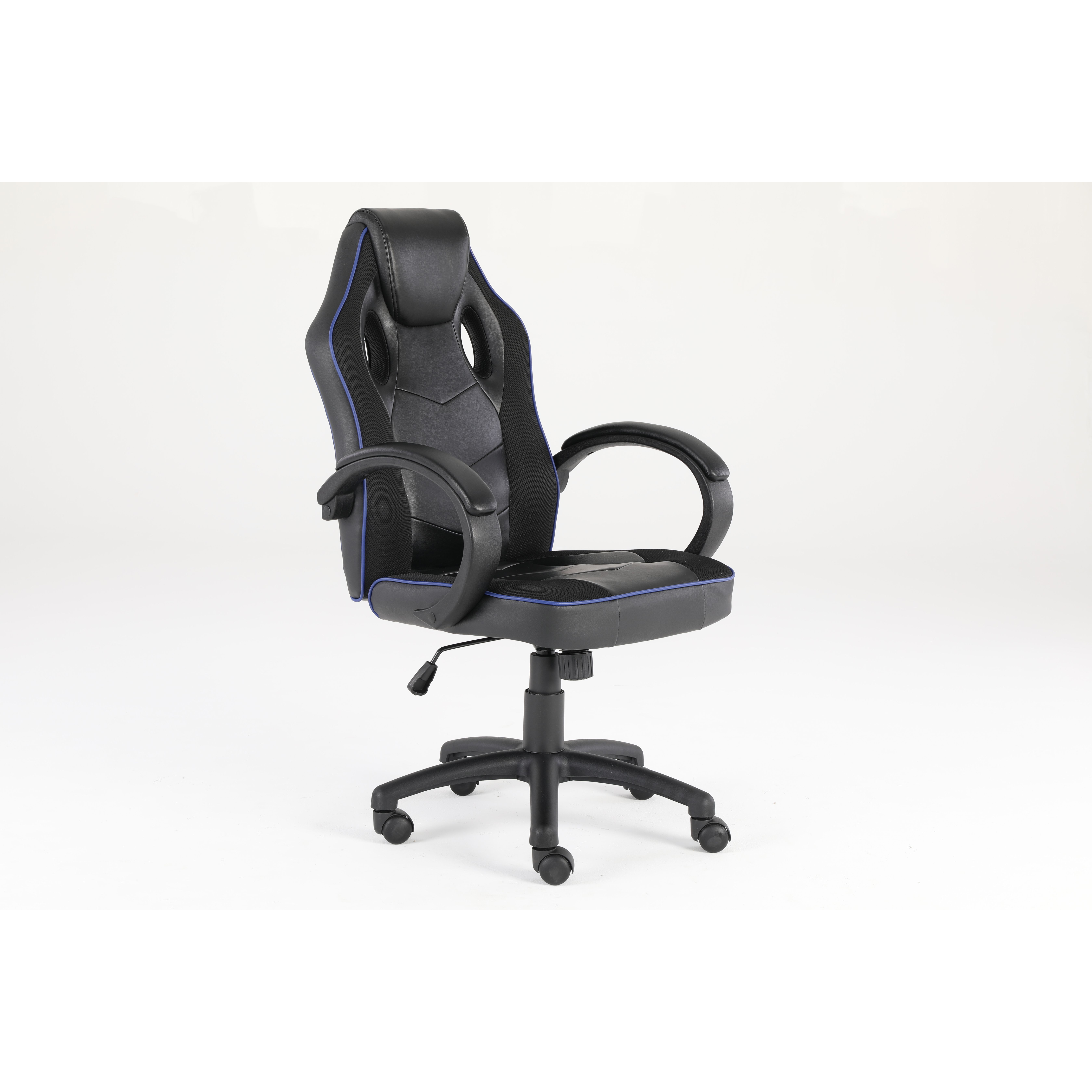 SILLA GAMER BORDE LÍNEA AZUL SAKKYO — vista 4