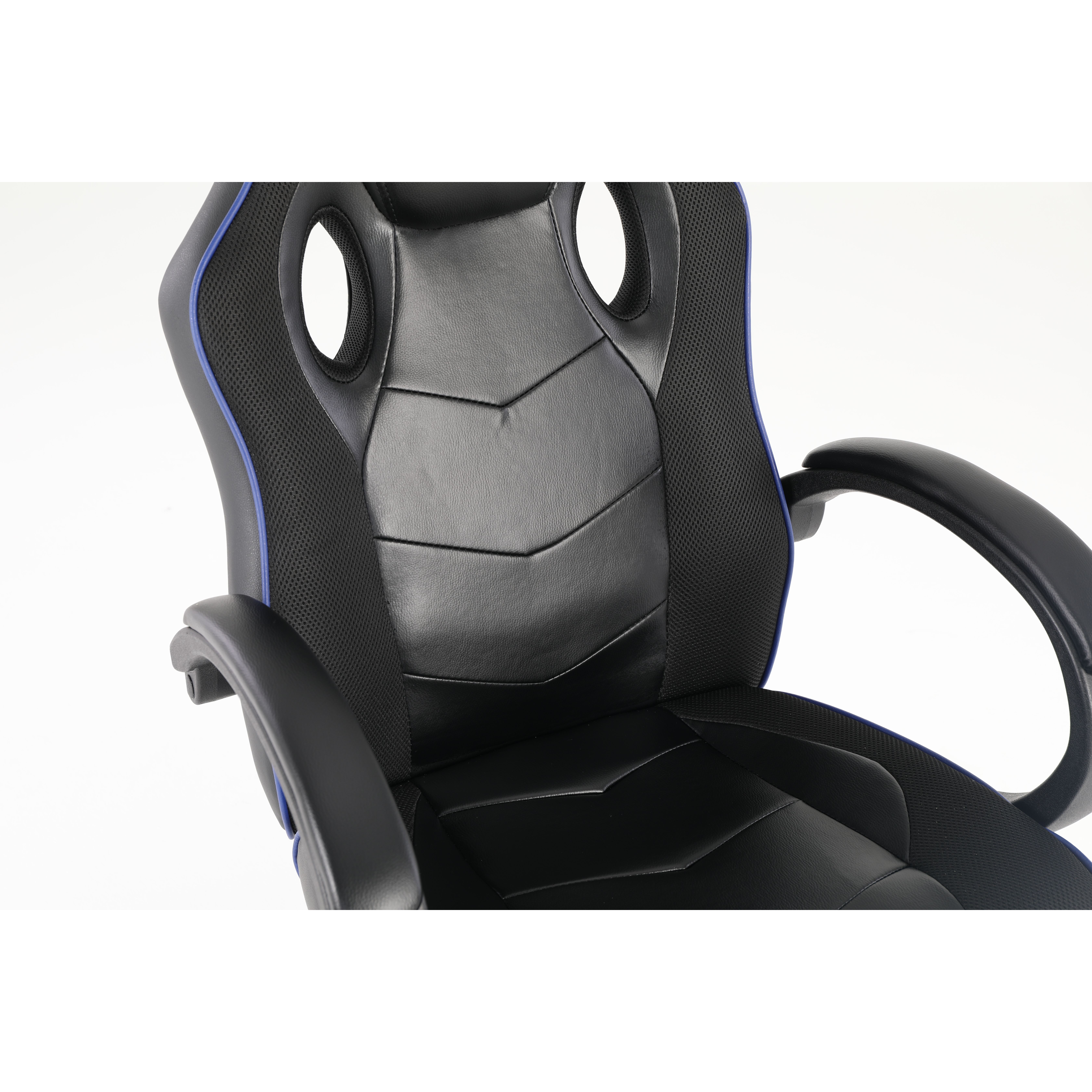 SILLA GAMER BORDE LÍNEA AZUL SAKKYO — vista 9