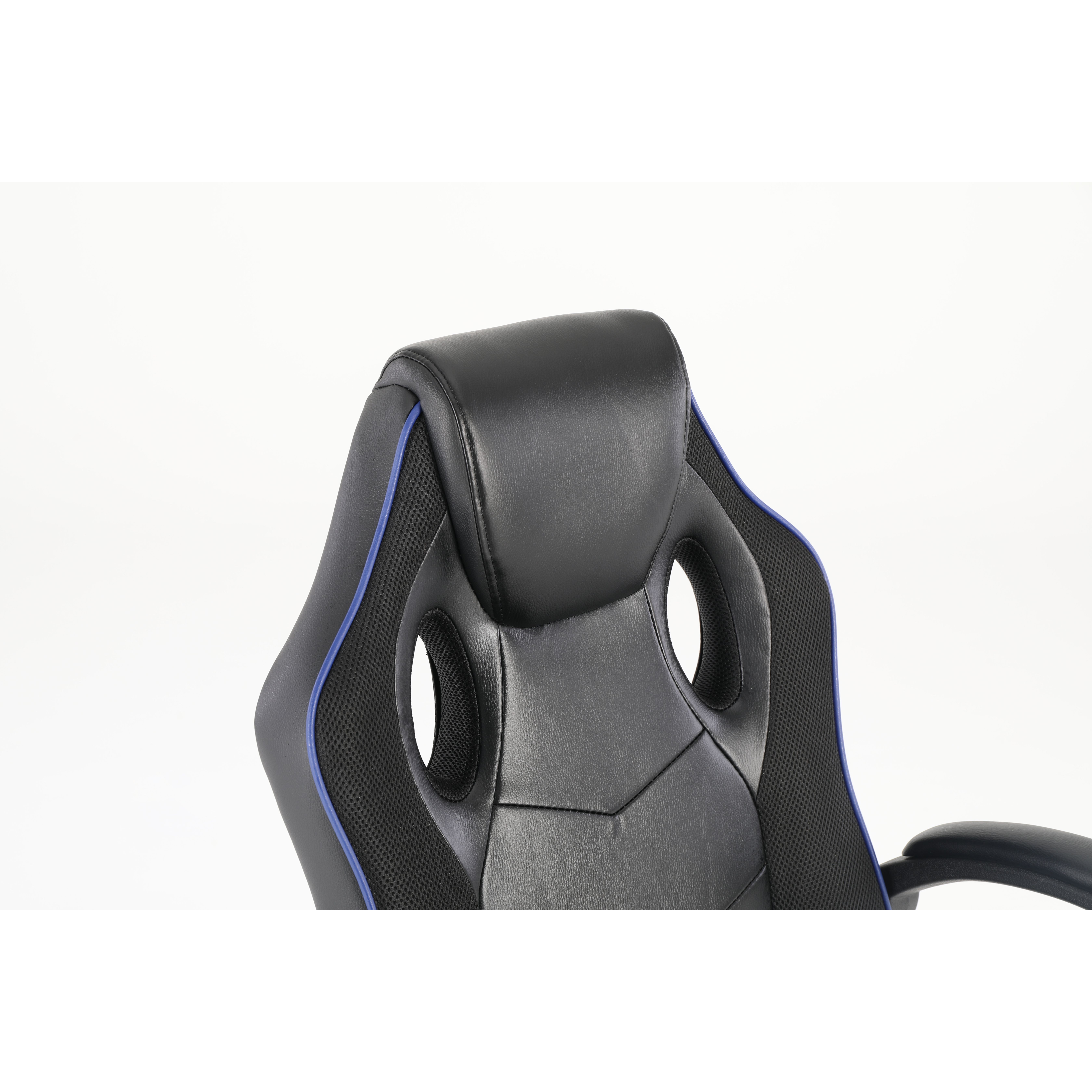 SILLA GAMER BORDE LÍNEA AZUL SAKKYO — vista 10