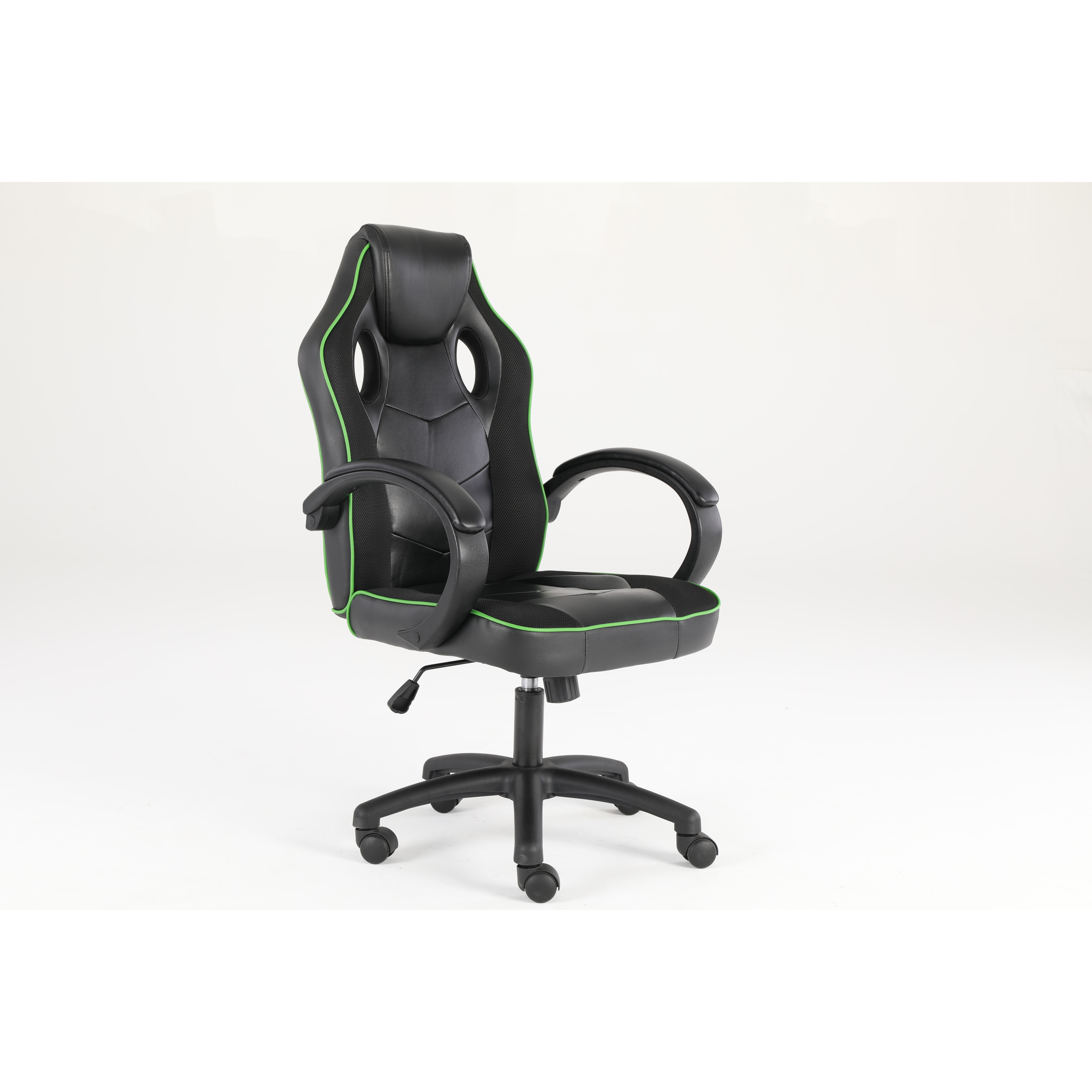 SILLA GAMER BORDE LÍNEA VERDE SAKKYO — vista 4