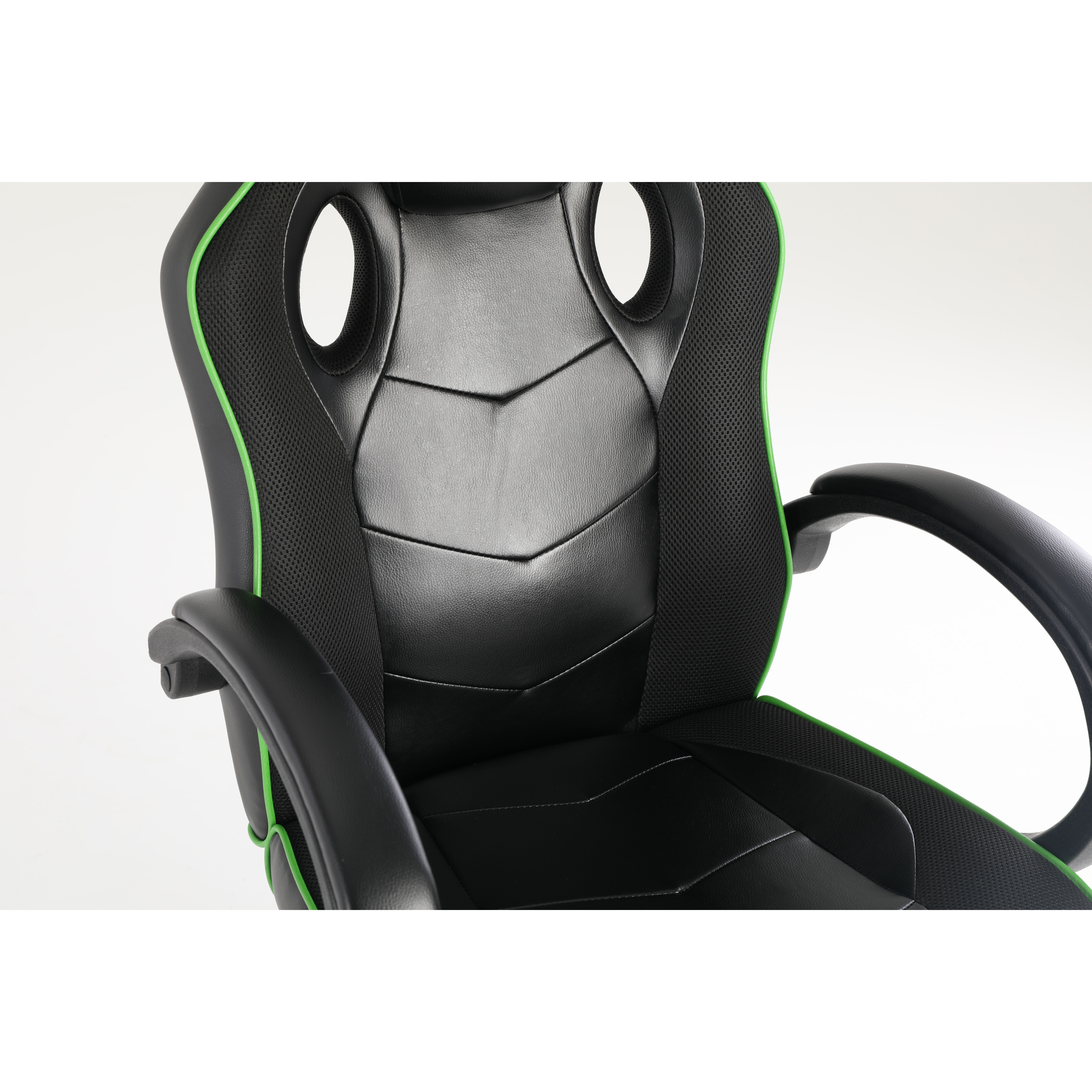 SILLA GAMER BORDE LÍNEA VERDE SAKKYO — vista 9