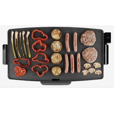 PLANCHA DE ASAR 2400W 60X35CM NEGRO