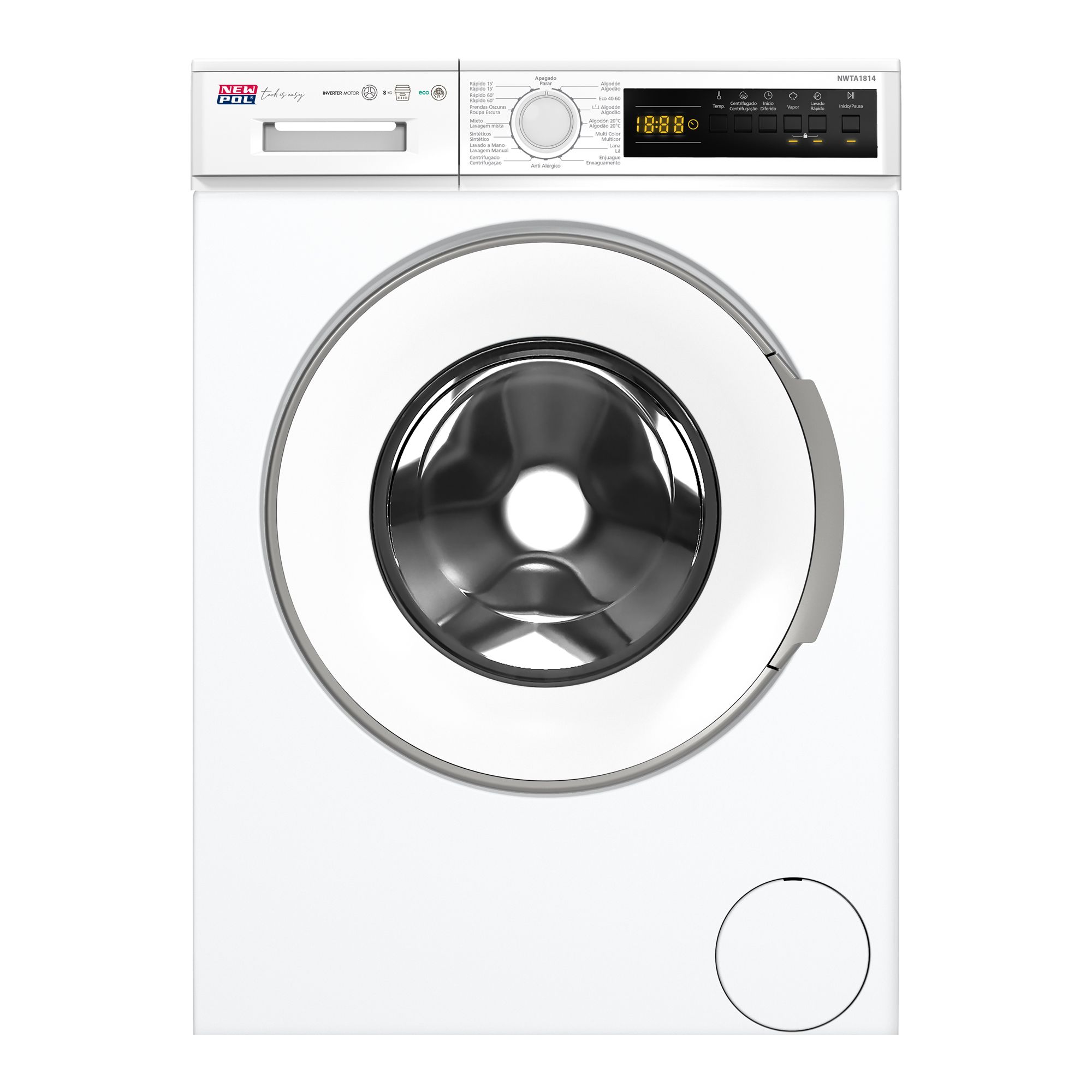 LAVADORA CF 8KG 1400RPM A NEW POL