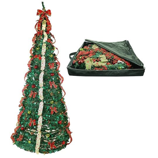 ÁRBOL NAVIDAD PLEGABLE 180CM SAKKYO